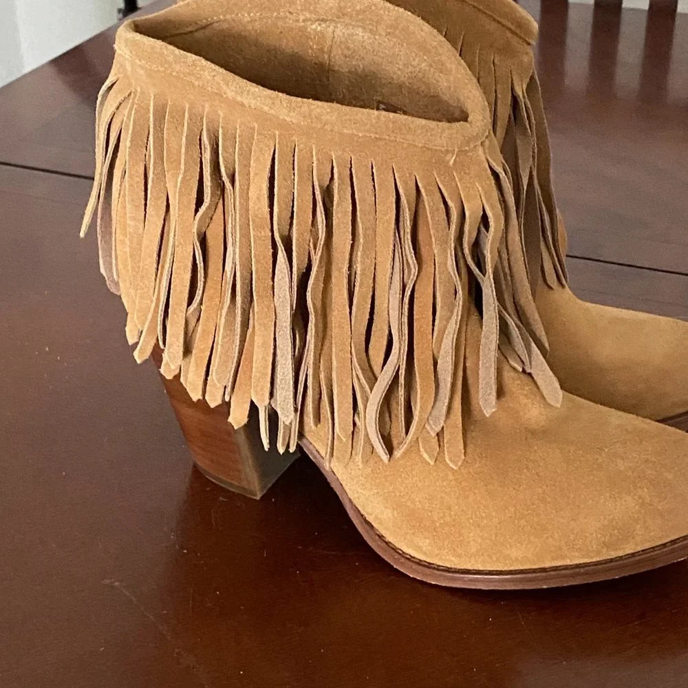Frye IIana Fringe Short Boot - Picture 3 of 11